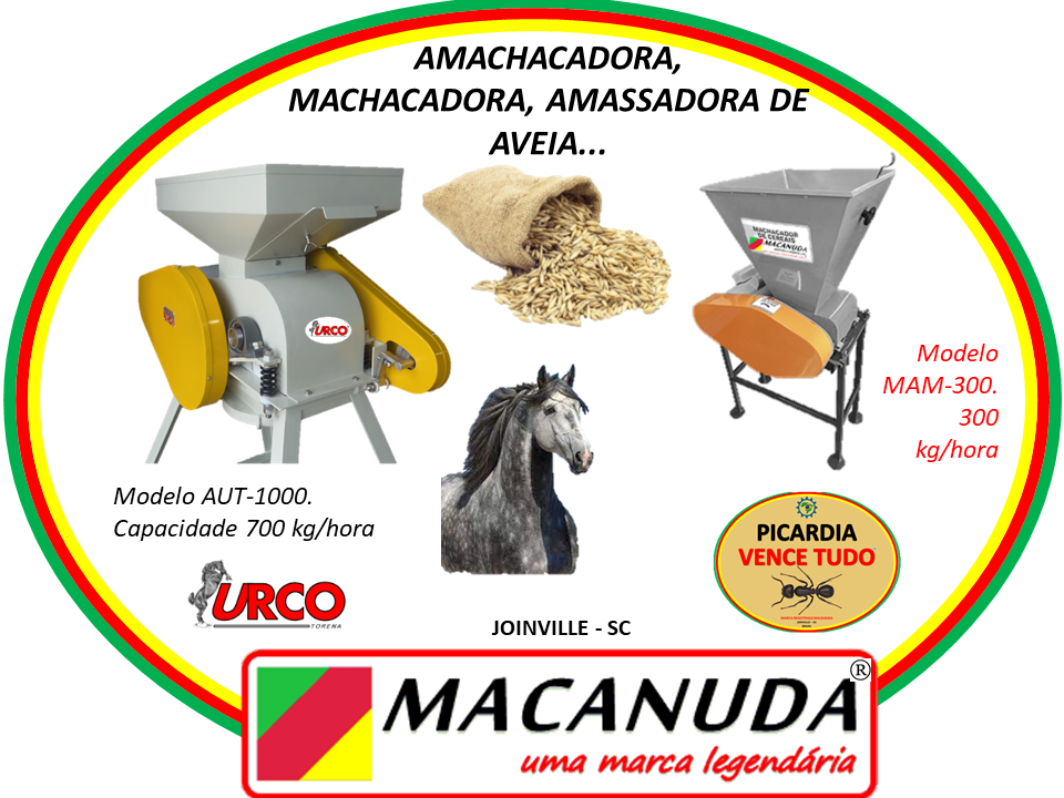 AMACHACADOR DE AVEIA | AMACHACAR AVEIA E MILHO